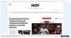 Desktop Screenshot of hoy.es