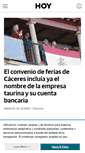 Mobile Screenshot of hoy.es
