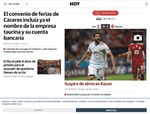 Tablet Screenshot of hoy.es
